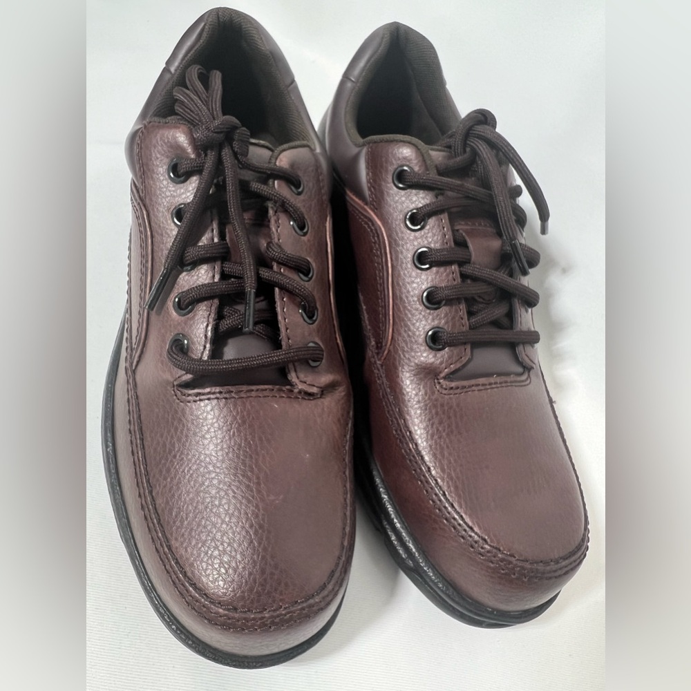 Rockport - Men’s Ridgefield Eureka Lace-Up Brown Shoes Size:8.5 Brand New No Box - Picture 2 of 11